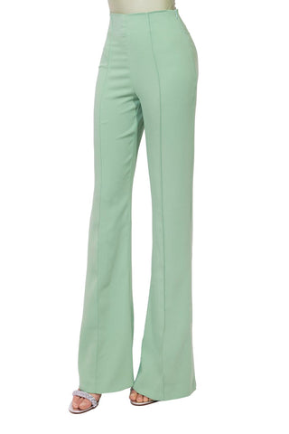 Nuage – Apfelgrüne Hose mit hoher Taille