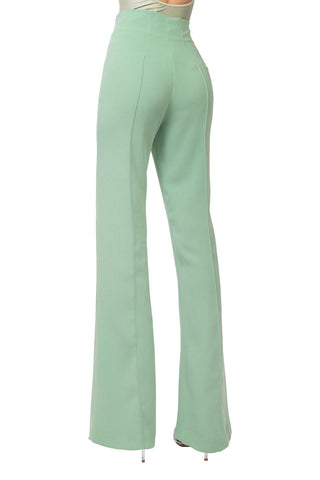 Nuage – Apfelgrüne Hose mit hoher Taille