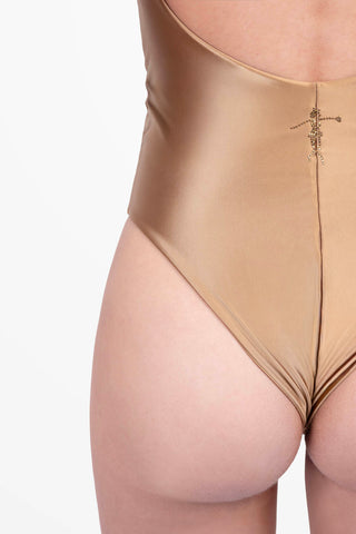 Costume Intero Diamond in Lycra Setata