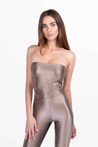 Diamond Sirène Tuta con Cristalli