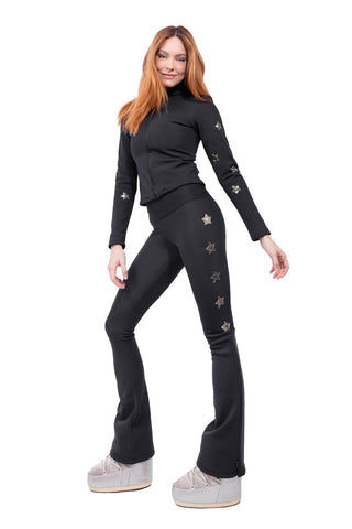 Megeve Giacchina Super Warm Nera e Oro Corta