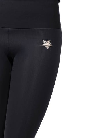 Verbier Winter Leggings da sci Super Warm Nero e Oro