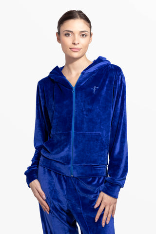 Sunday Diamond Tuta Completa in Ciniglia Soft Touch Blu