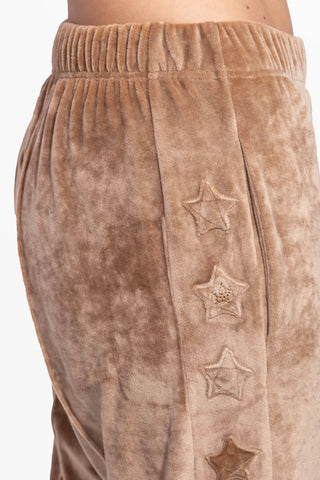 Sunday Diamond Pantalone Tuta in Ciniglia Soft-Touch