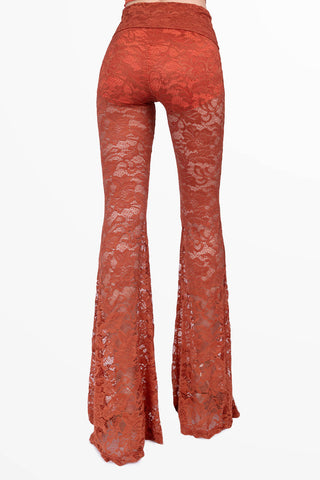 Transparence Pantalone Estivo Arancione