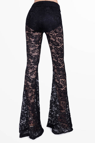 Transparence Pantalone Estivo Nero