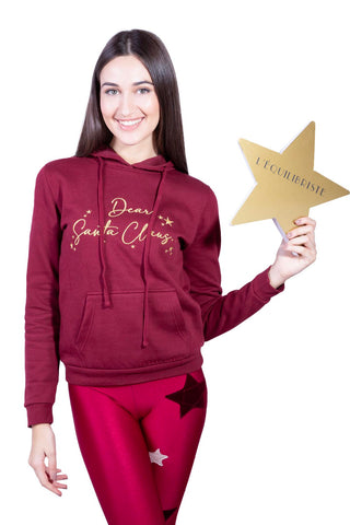 Sudadera Dear Santa con Cappuccio