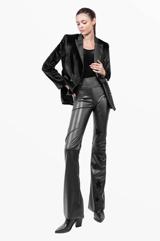 Mira pantalone in ecopelle con Stelle Pitonate