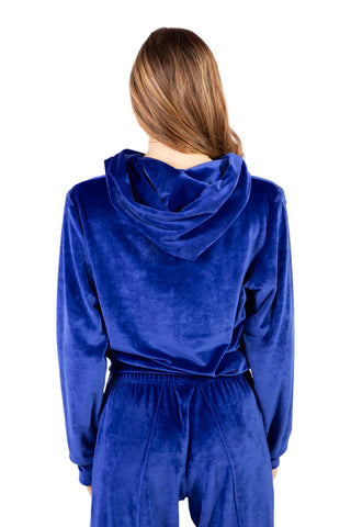 Sunday Tuta in Ciniglia Soft-Touch Blu