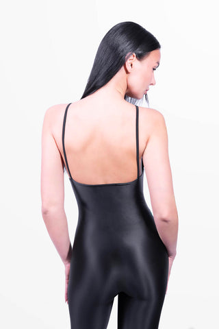 Diamond Jumpsuit Gamba Dritta Nero